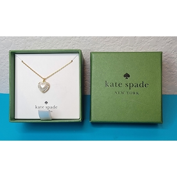 NWT Kate Spade my love Imitation pearl pendant necklace - Picture 2 of 8
